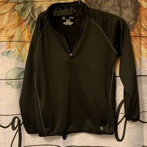 Xersion Black Zip-Up kids pullover